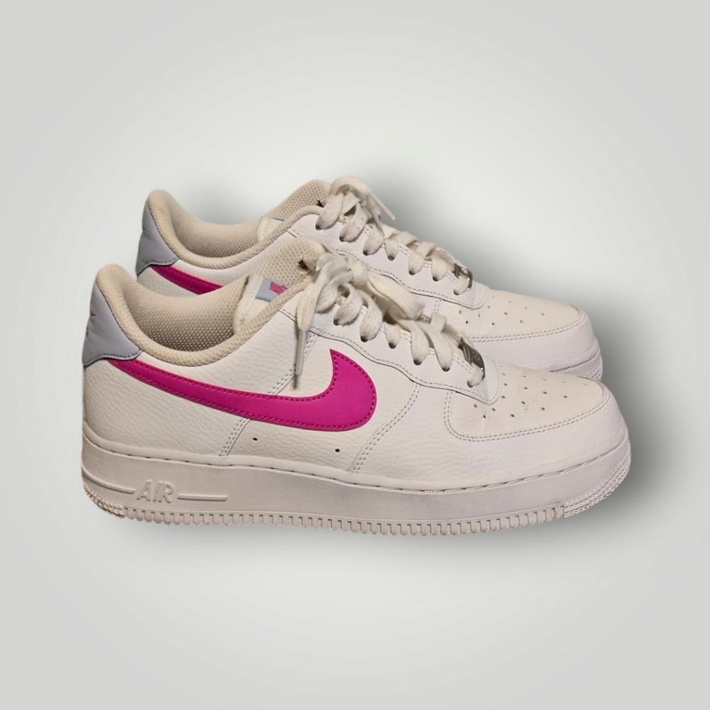 Nike Shoes Youth 8.5 Air Force 1s Sneakers Classic AF1 Pink‎ Swoosh Lace